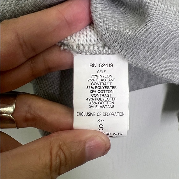 Trina Turk - Recreation Floral Bright Striped Crewneck Pullover Sweatshirt Small - Picture 9 of 10